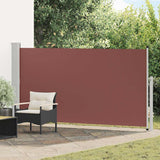 vidaXL Tuinscherm uittrekbaar 140x600 cm zwart