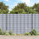 vidaXL Tuinscherm 35x0,19 m PVC groen