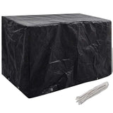 vidaXL Tuinmeubelhoezen poly rattan 2 st 4-persoons 113x113 cm