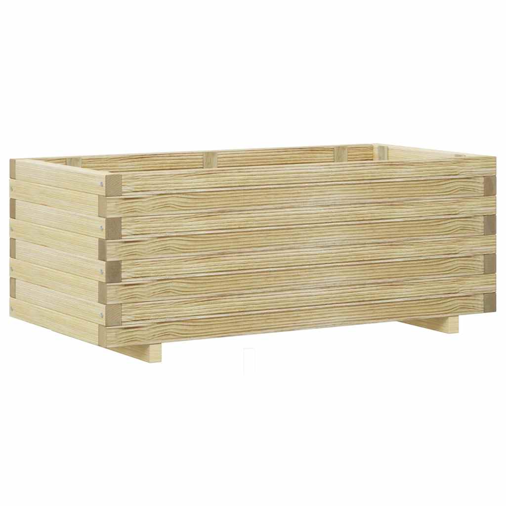 vidaXL Raised Square Planter 50x50x40 cm Wood