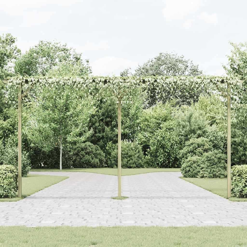 vidaXL Pergola 205x40x203 cm wood