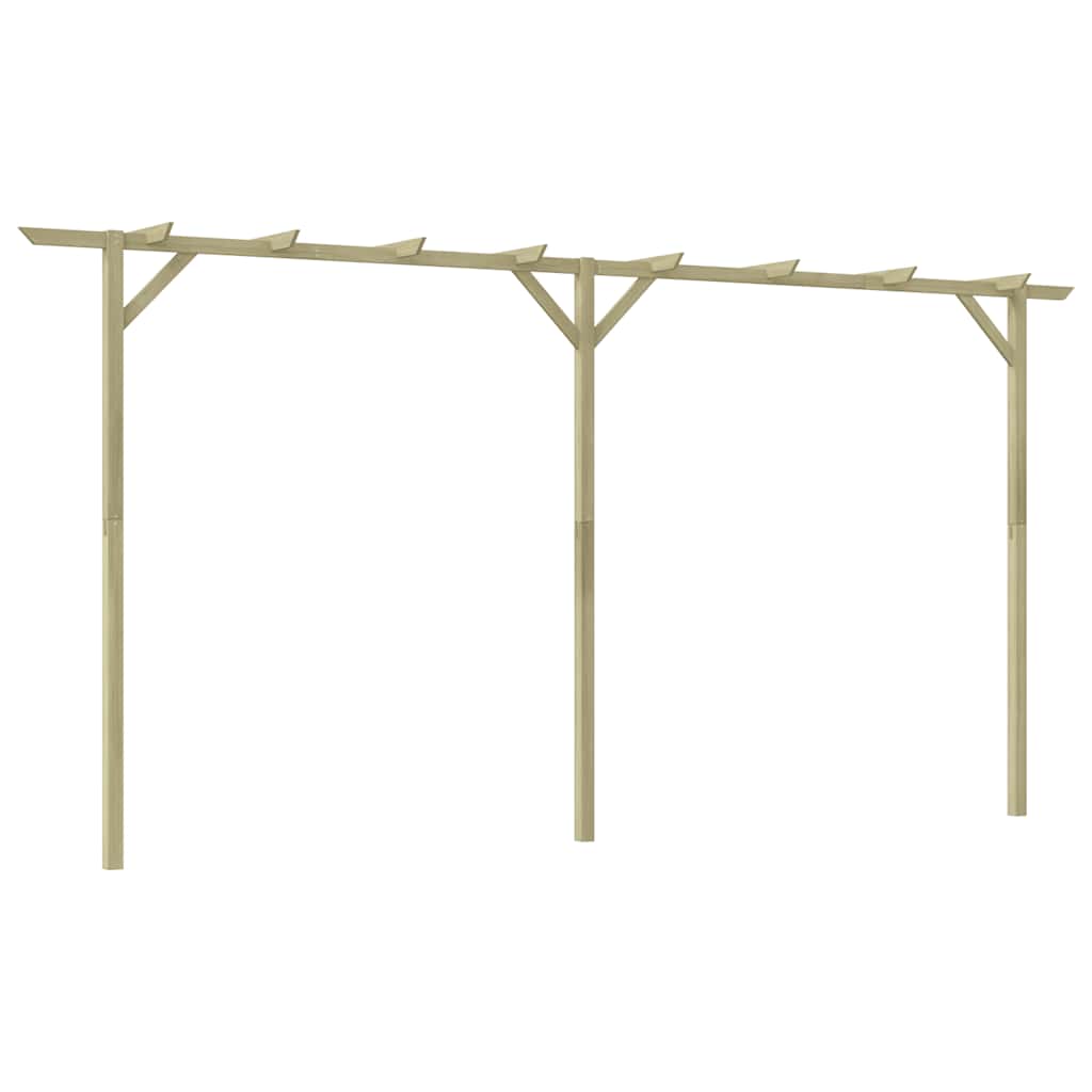 vidaXL Pergola 205x40x203 cm wood