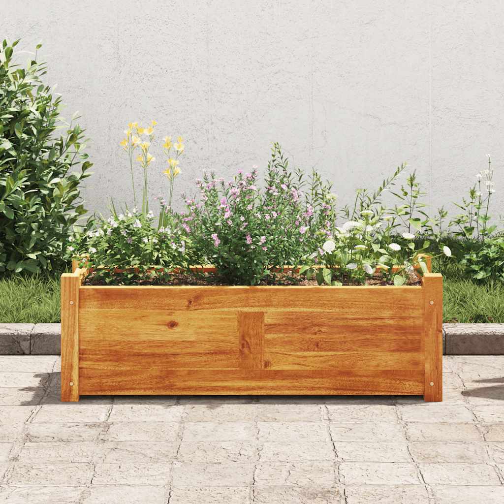 vidaXL Raised Planter 50x25x25 cm acacia wood
