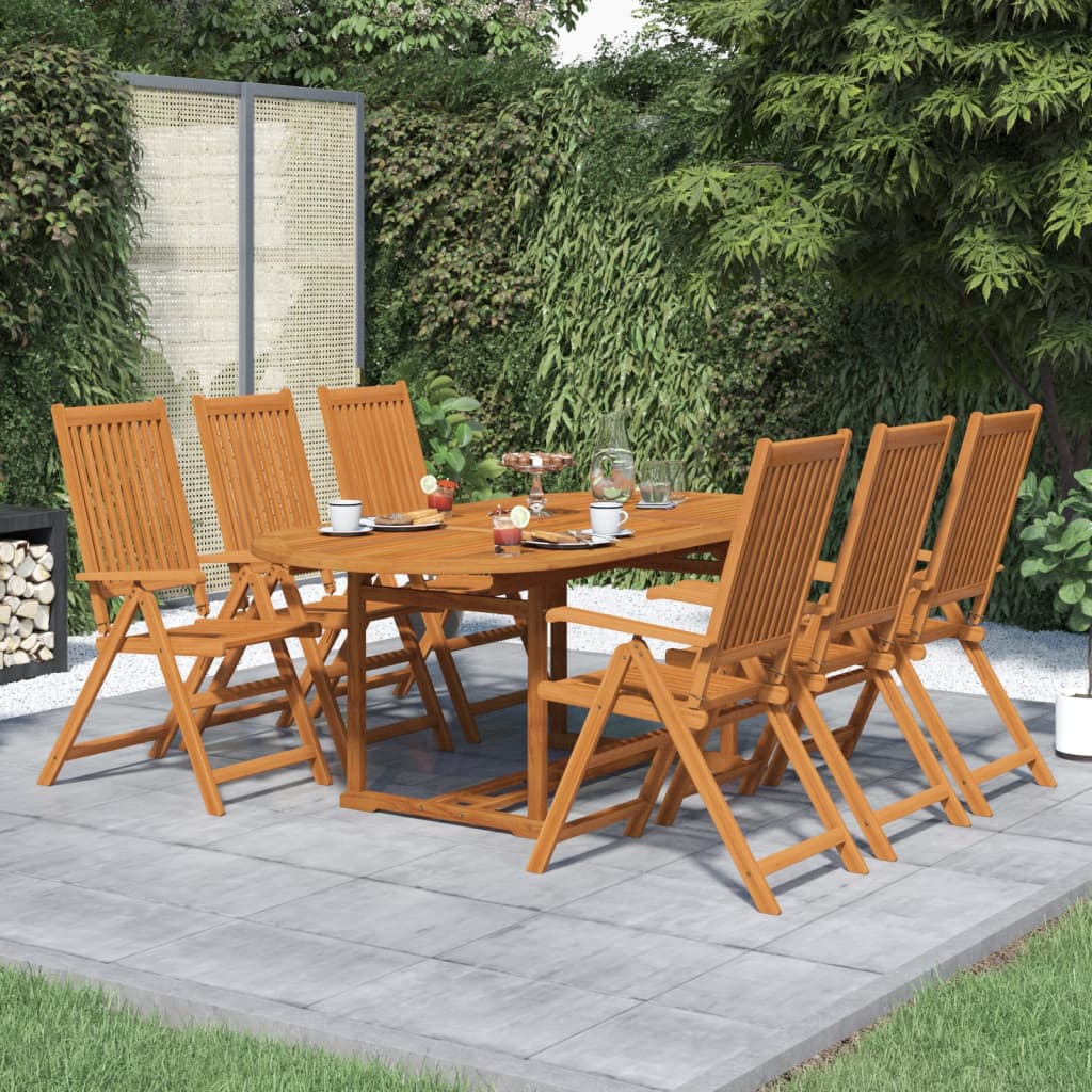 vidaXL 5-delige Tuinset massief acaciahout 150-200 cm