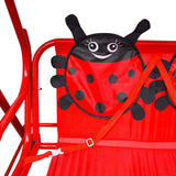 vidaXL Kinderschommelstoel rood