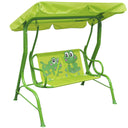 vidaXL Kinderschommelstoel rood