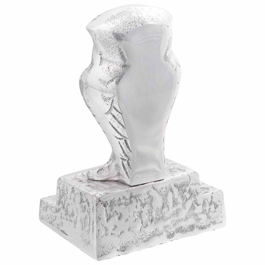 vidaXL Boekensteunen 2 pcs Zilver 12 x 9 x 19 cm Aluminium