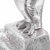 vidaXL Boekensteunen 2 pcs Zilver 12 x 9 x 19 cm Aluminium