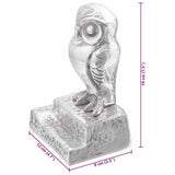 vidaXL Boekensteunen 2 pcs Zilver 12 x 9 x 19 cm Aluminium