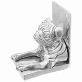 vidaXL Boekensteunen 2 pcs Zilver 12 x 9 x 19 cm Aluminium