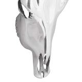 vidaXL Bullschedel Zilver 53 x 11 x 40 cm Aluminium