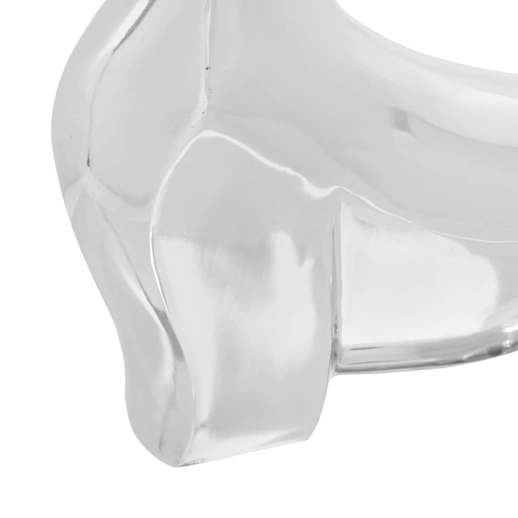 vidaXL Stierensculptuur Zilver 37 x 44 x 17 cm Aluminium