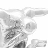 vidaXL Sculptuur Zilver 22 x 8 x 25 cm Aluminium