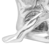 vidaXL Sculptuur Zilver 22 x 8 x 25 cm Aluminium