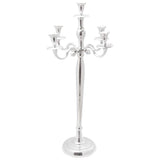 vidaXL Kaarsenhouder Zilver 39 x 39 x 60 cm Aluminium