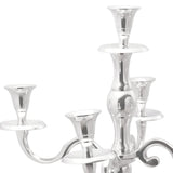 vidaXL Kaarsenhouder Zilver 39 x 39 x 60 cm Aluminium