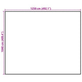 vidaXL Haystack Cover 9.8x6 m 140 g/m² polypropylene