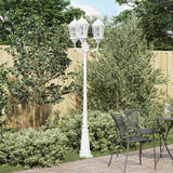 vidaXL Tuinlantaarn Brighton 3-arms 230 cm donkergroen/zwart