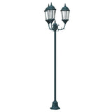 vidaXL Tuin Lamp Vintage geborsteld groen 57 x 49 x 241 cm