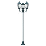 vidaXL Tuin Lamp Vintage geborsteld groen 57 x 49 x 241 cm
