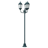 vidaXL Tuin Lamp Vintage geborsteld groen 57 x 49 x 241 cm