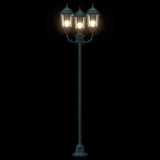 vidaXL Tuin Lamp Vintage geborsteld groen 57 x 49 x 241 cm