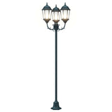 vidaXL Tuin Lamp Vintage geborsteld groen 57 x 49 x 241 cm