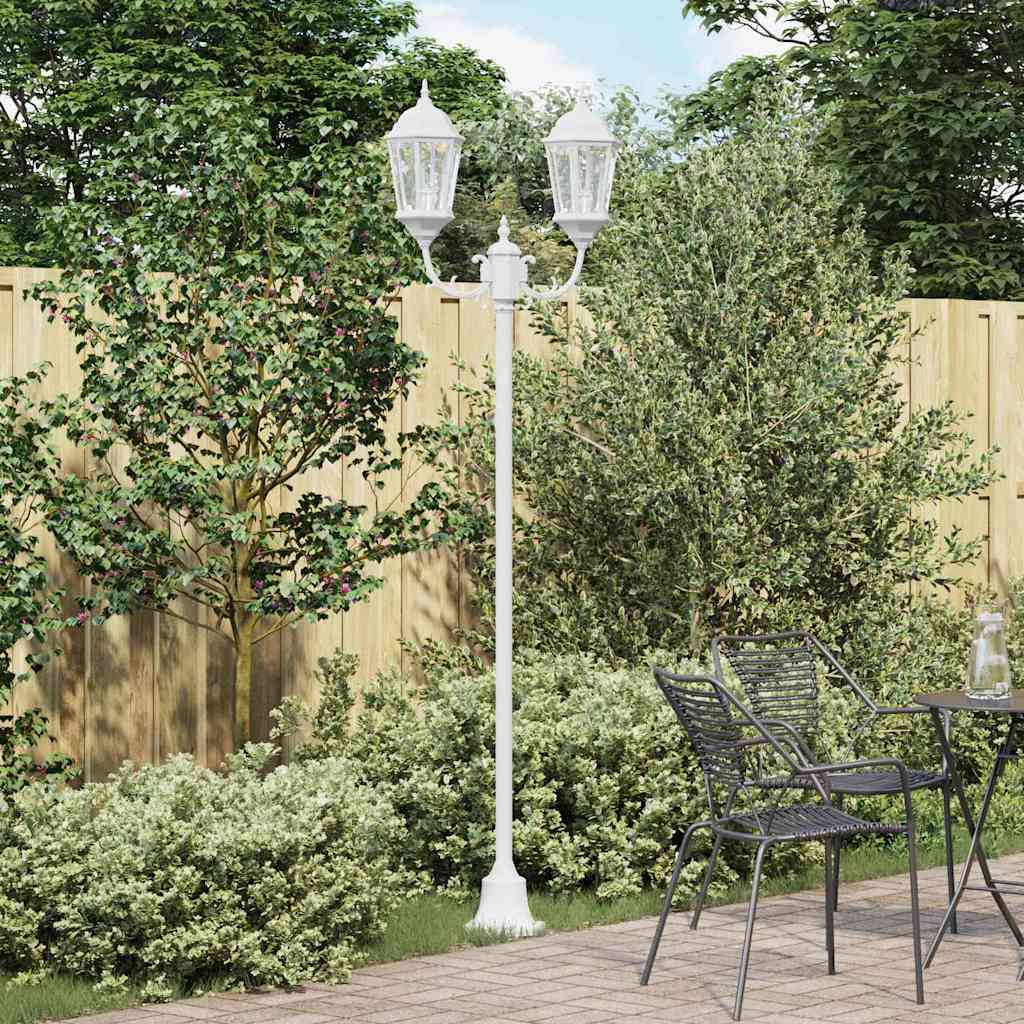 vidaXL Tuin Lamp Vintage geborsteld groen 57 x 49 x 241 cm