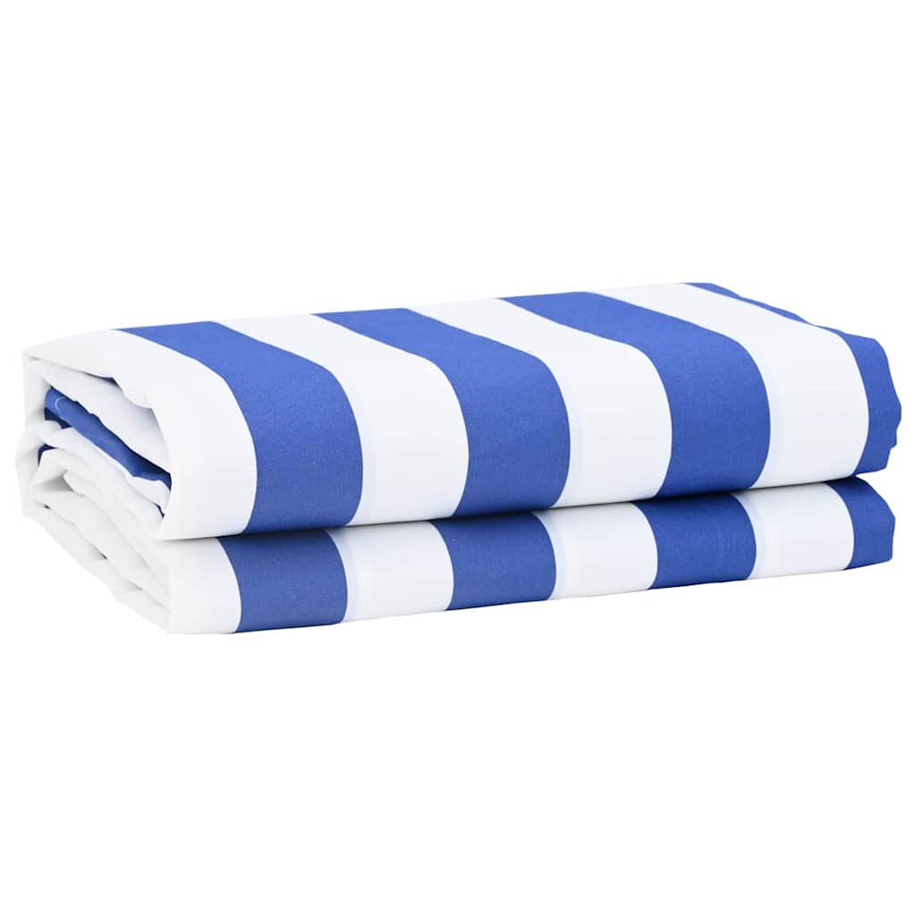 vidaXL Side Wall Replacement Blue and White 1000 x 160 cm Polyester Fabric