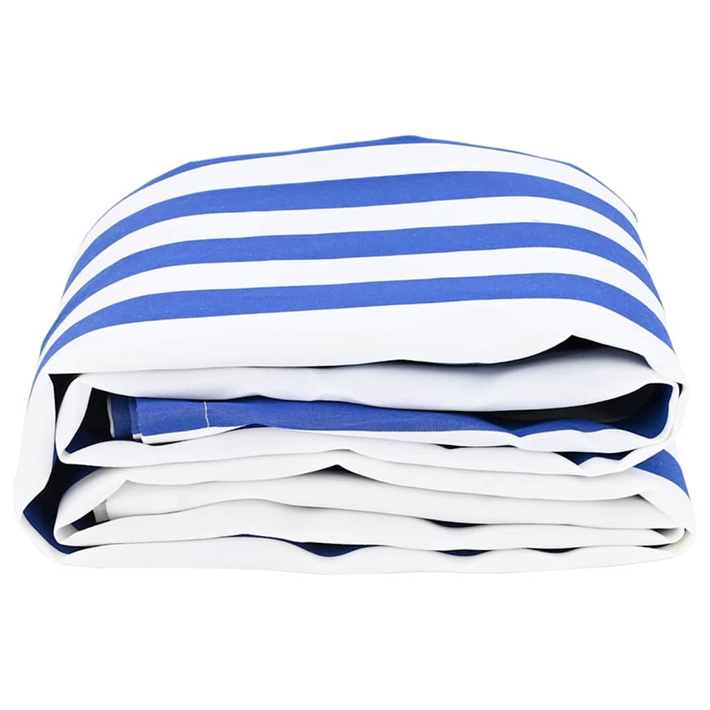 vidaXL Side Wall Replacement Blue and White 1000 x 160 cm Polyester Fabric