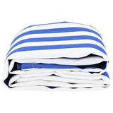 vidaXL Side Wall Replacement Blue and White 1000 x 160 cm Polyester Fabric