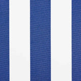 vidaXL Side Wall Replacement Blue and White 1000 x 160 cm Polyester Fabric