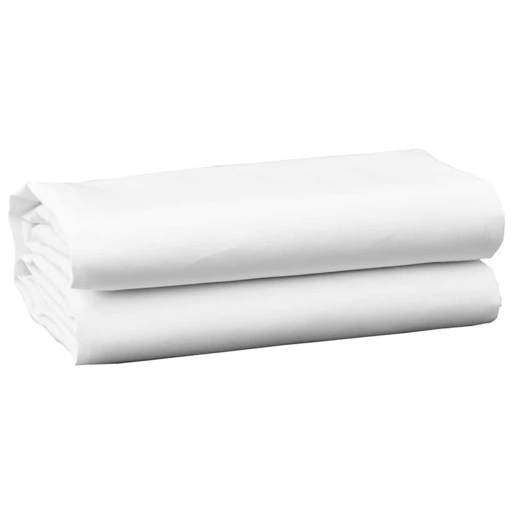 vidaXL Side Wall Replacement Blue and White 1000 x 160 cm Polyester Fabric