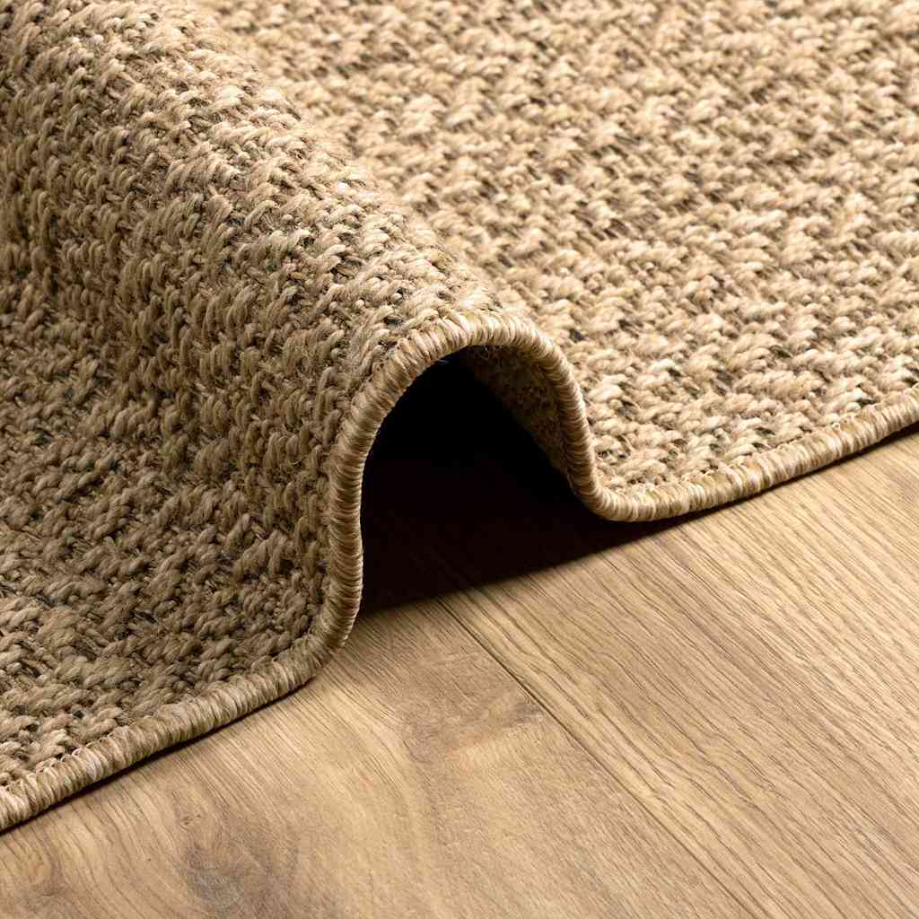 vidaXL Tapijt ZIZUR Bruin 150 x 80 cm Polypropyleen