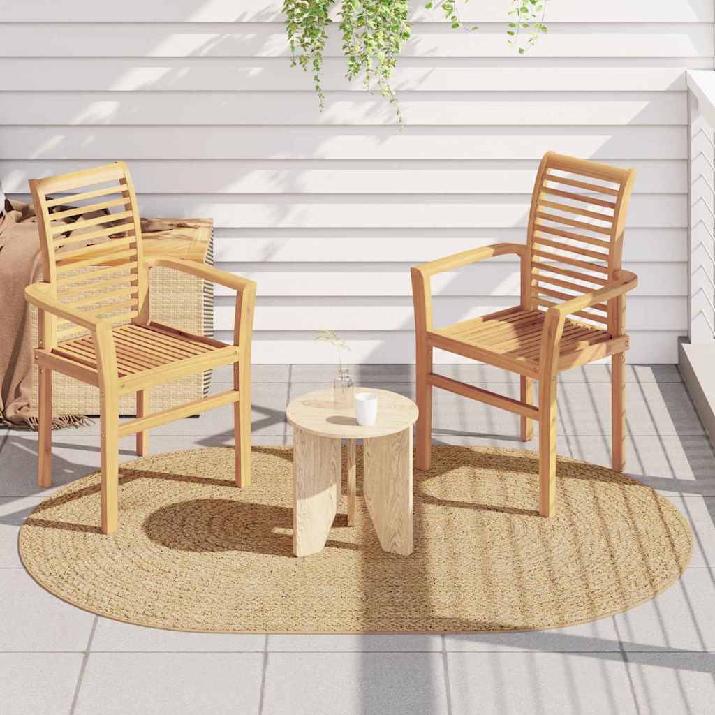 vidaXL Tapijt ZIZUR Bruin 150 x 80 cm Polypropyleen