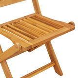 vidaXL Tuin Bistro Set 3 pcs Bruin Massief Acacia Hout