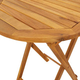 vidaXL Tuin Bistro Set 3 pcs Bruin Massief Acacia Hout