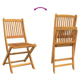 vidaXL Tuin Bistro Set 3 pcs Bruin Massief Acacia Hout
