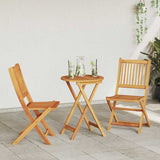 vidaXL Tuin Bistro Set 3 pcs Bruin Massief Acacia Hout