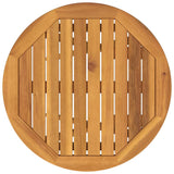 vidaXL Tuin Bistro Set 3 pcs Bruin Massief Acacia Hout