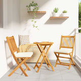 vidaXL Tuin Bistro Set 3 pcs Bruin Massief Acacia Hout