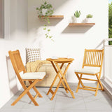 vidaXL Garden Chairs 6 pcs Foldable Solid Acacia Wood