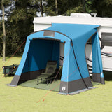 vidaXL Achterkleptent met dak Groen 285 x 255 x 245 cm taft