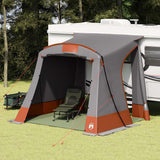 vidaXL Achterkleptent met dak Groen 285 x 255 x 245 cm taft
