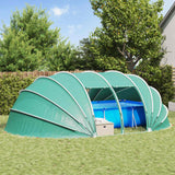 vidaXL Pool Tent Dome Groen 640 x 432 x 205 cm