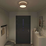 vidaXL Plafondlamp met schijnwerpers Zwart 30 x 30 x 13,5 cm Stof
