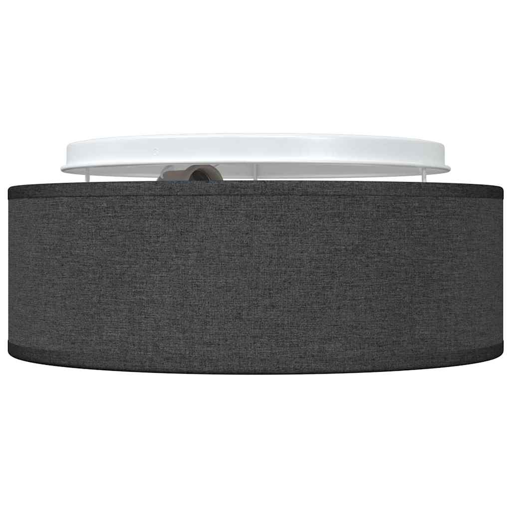 vidaXL Plafondlamp met schijnwerpers Zwart 30 x 30 x 13,5 cm Stof