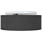 vidaXL Plafondlamp met schijnwerpers Zwart 30 x 30 x 13,5 cm Stof