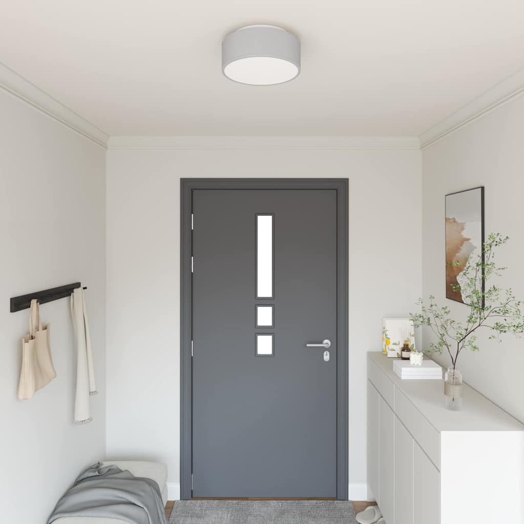 vidaXL Plafondlamp met schijnwerpers Zwart 30 x 30 x 13,5 cm Stof