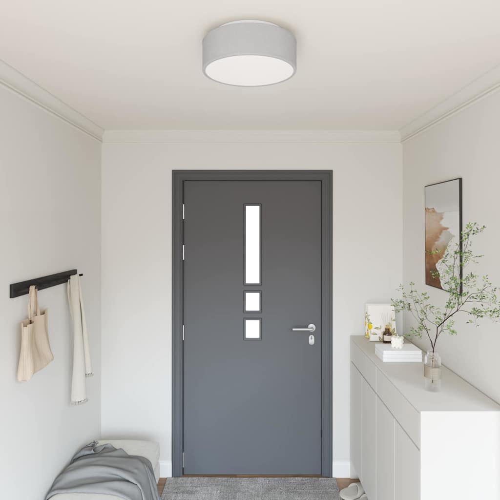 vidaXL Plafondlamp met schijnwerpers Zwart 30 x 30 x 13,5 cm Stof